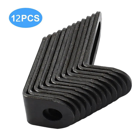 12 Pack Adjustable Right Angle Brackets L Shape Corner Braces Black For DIY Furniture Fixes And Home Projects Heavy Duty Support 18x19x3 mm
