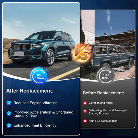 Comparison of fuel consumption before and after replacement with Electric Fuel Pump Assembly Replacement For Chevy Blazer GMC Jimmy Envoy Oldsmobile Bravada 1998 1999 2000 2001 2002 2003 2004 2005 Replaces E3992M 19177220