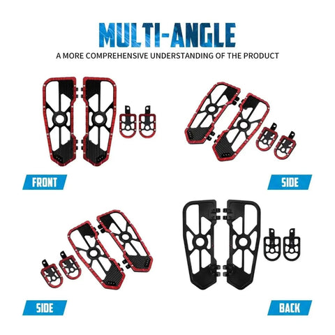 Yellow Floorboards Footpeg Shifter Brake Lever Kit For 14 Up Driver And Passenger Footrests Set, multi-angle view