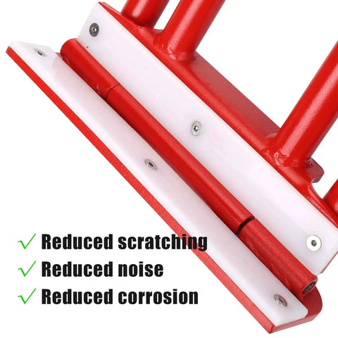 Rugged Heavy-Duty Eaves Seam Locker Tool For Standing Seam Metal Roofs, Drip Edge Hemming Bender Close-up with Features Listed