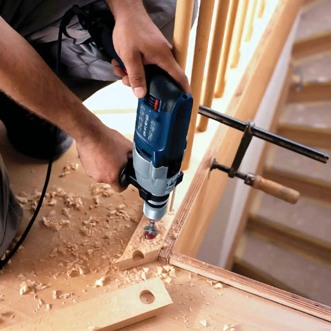Using Concealed 35mm Hinge Jig Kit With Adjustable Depth Carbide Forstner Drill Bit For Hinge Boring Hole Cutter