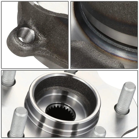 Rear Wheel Bearing Hub Assembly For 2014-2017 Nissan Juke And 2014-2019 Rogue AWD OEM Replacement With Steel Construction
