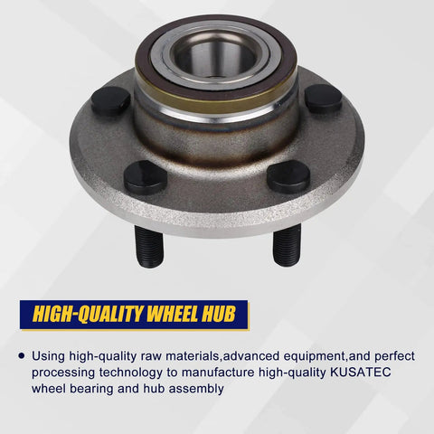 Front Wheel Bearing And Hub Assembly 2 Pack 513224 Heavy Duty Replacement Fits Dodge Charger 2006 To 2014