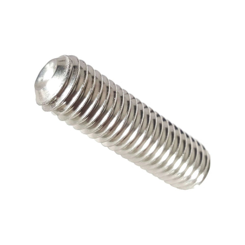 2-56 Thread Cup Point Socket Set Screws Full Thread Allen Drive 18-8 Stainless Steel Bright Finish Three Eighths Inch Length Qty 50 Grub Screws For Machinery And Assemblies