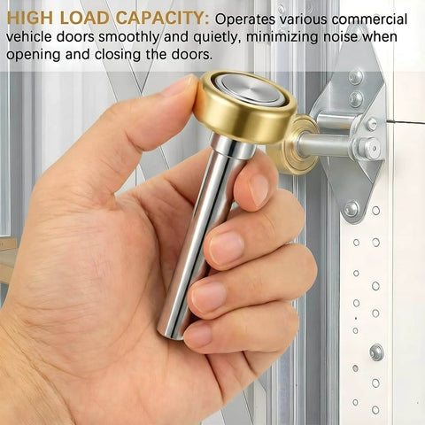 Heavy Duty Truck Trailer Door Rollers 2 Pack With 1 Inch Steel Wheels For Box Trucks And Trailers Replacement Hardware