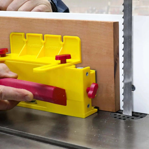 GrabberPRO Push Block For Table Saws, Router Tables, Band Saws, And Jointers With Kickback Reduction And Superior Control