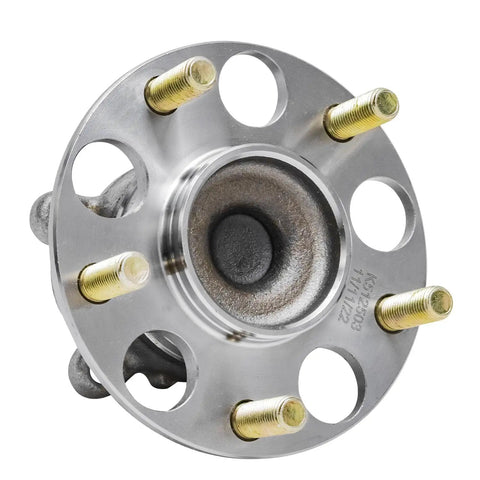 Front view of Pair Rear Wheel Bearing Hubs For 2013-2018 Acura ILX And 2013-2015 Honda Civic 2 Wheel Hub Bearings Assembly Replacement