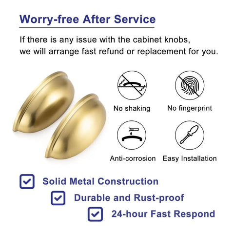 Brushed Gold Cabinet Pulls 3 Inch Hole Centers Bin Cup Handles Pack Of 10 Zinc Alloy Rust Resistant For Cabinets Doors Drawers