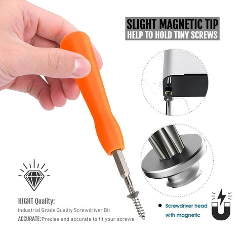 Close-up of must have doorbell screwdriver kit with 20 screws and USB charging cable for video doorbell 1 2 Pro and Elite models