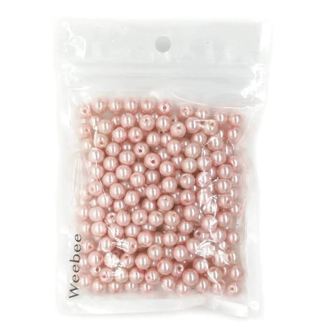200 pcs glass pearl beads assorted colors satin luster round Czech glass beads in packaging for DIY jewelry making