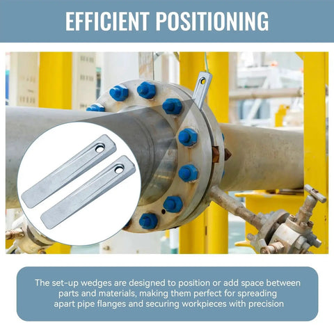 Two Piece 5 Inch Set Up Wedge For Planers Shapers Milling Machines And Other Similar Applications Used To Position Or Add Space