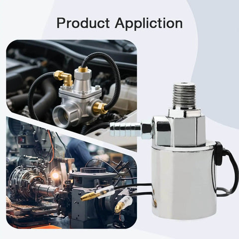 Air Horn Solenoid Valve Dual Voltage 12V And 24V For Quarter Inch NPT With Chrome Plated Zinc Alloy Housing in automotive and industrial settings