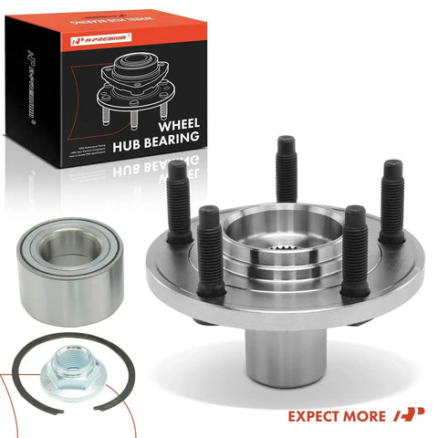 Front Wheel Bearing And Hub Kit For Ford Escape 2001-2012, Mazda Tribute 2001-2006 And 2008-2011, Mercury Mariner 2005-2011, 5-lug