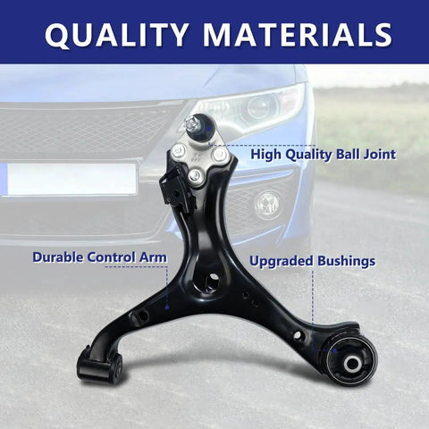 Front Lower Control Arm With Ball Joint And Sway Bar Links Suspension Kit Replacement For 2013 2015 Honda Civic 12 Piece DIY Upgrade