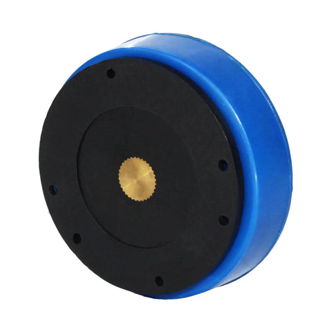 Magnetic Base Indicator Back Holder for AGD2 1 Inch Dial Indicator by HFS, blue shell, 2-1/4 inch diameter, black magnetic base