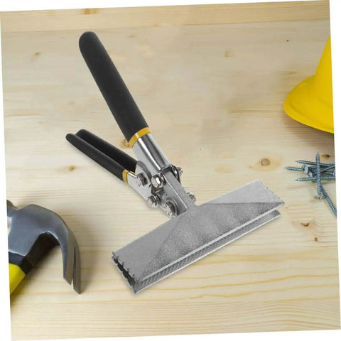 6 Inch Hand Seamer Tool For Metal Bending And Flattening Heavy Duty on wooden table with ergonomic handle