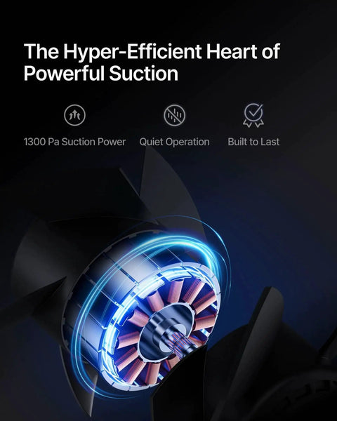 Close-up of Hyper Flow Inline Duct Fan 2.0 for Laser Smoke Extraction, highlighting the dual 14,000 RPM EC motors and 1300 Pa suction power.