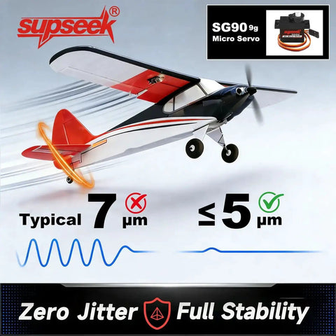 Beefed Up 9g Micro Servo Motors With Metal Gear And Shaft Upgrade Pack used in RC aircraft for stability and low jitter performance