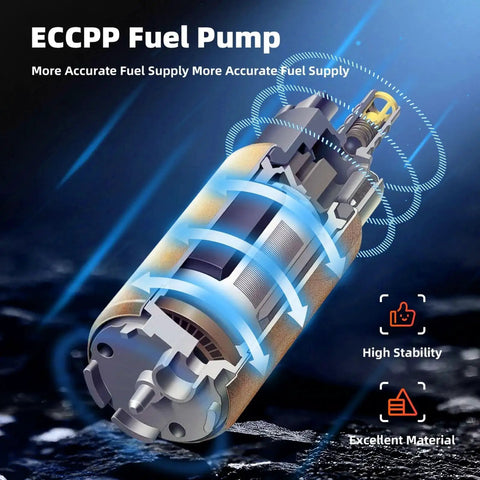 Plug And Play Fuel Pump Module Assembly With Sending Unit For Honda Accord 1990 1991 1992 1993 2.2L L4 Gas Engine Direct Fit Replacement Easy Install