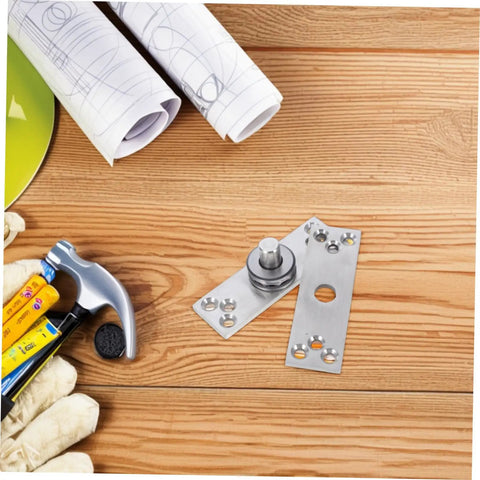 Hidden Door Hinge 360 Degree Heavy Duty Concealed Stainless Steel Pivot for Bookcase Cabinets and Modern Interiors Invisible Design