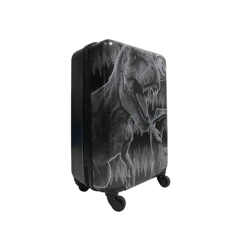 Kids Carry On Luggage With Wheels 20 Inch Hard Sided Dinosaur Suitcase With Jurassic World Graphics