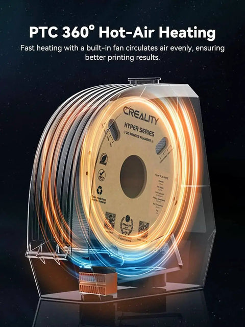 Filament Dryer And Storage Box With Double 360 Degree Heating Built In Fan And Touch Screen For 3D Printer Filaments