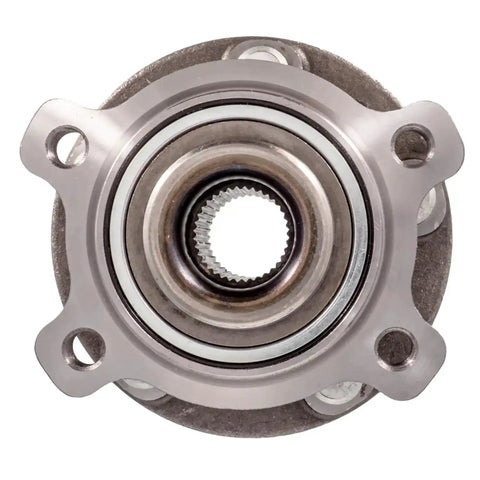 Front view of Front Hub Bearing Assembly For Ford Focus 2016 2017 2018 5 Lug Without Abs 512591 showing bolt and center spline