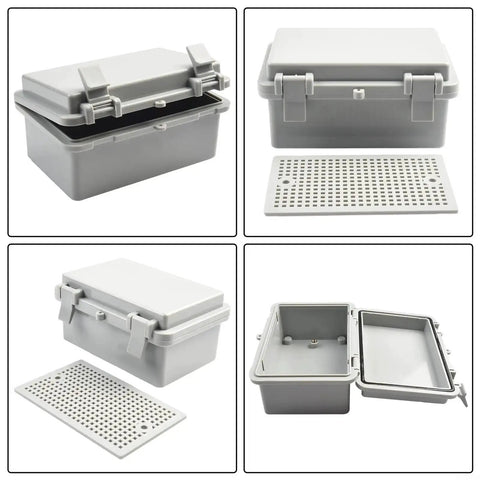 Outdoor ABS Plastic Electrical Enclosure Box Weatherproof And Dustproof IP65 Rated, flame-retardant, heavy duty, 100x150x70 mm