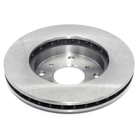 Front view of Front Vented Brake Rotor With Forged Flange For A Tight Fit And Smooth Operation, Clear ABS Signaling, Multi Lip Seals