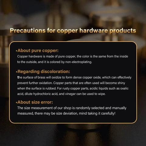 Solid Brass Trigger Snap Hooks Lobster Clasps Swivel Straps Bags Leathercraft with copper care precautions