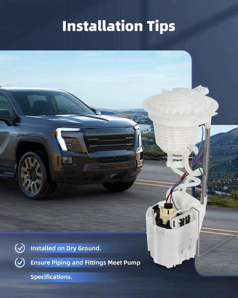 Electric Fuel Pump Assembly For Dodge Ram 1500 2004 2005 2006 2007 2008 2009 3.7L 4.7L 5.7L V6 V8 with installation tips