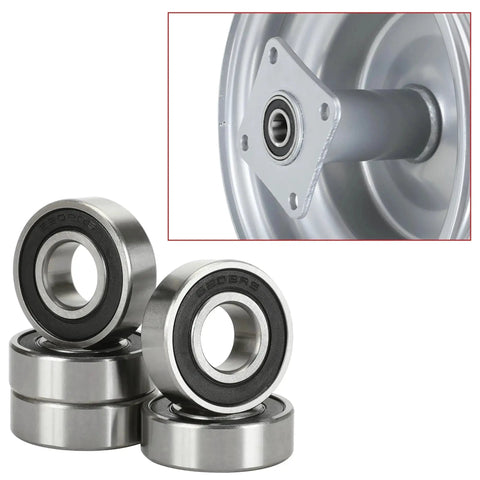 Mini Bike Wheel Bearings Dual Front And Rear For Coleman CT200U Trail 200 BT200X CT200U-EX Baja Warrior MB165 MB200 Predator