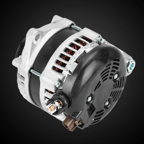Side view of Alternator Replacement For Ford F-150 2012 To 2017 3.5L V6 And 3.7L V6 Direct Fit High Output Truck Charging