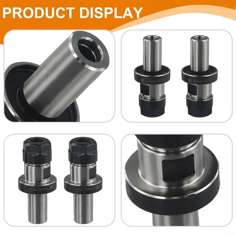ER16 Collet Chuck Tool Holder for CNC Machines, 3/4 in Shank, close-up view