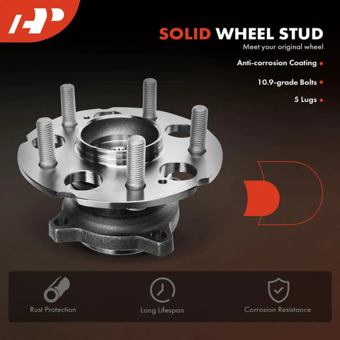 Rear Wheel Bearing And Hub Assembly For Honda CR V 2012 2016 And Acura RDX 2013 2015 AWD Only 5 Lug Compatible Heavy Duty