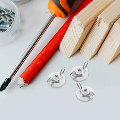Beefy Heavy Duty Hurricane Shutter Wing Nuts 20 Pack One Quarter Twenty Threaded Wing Nut Driver Tool With Washers included