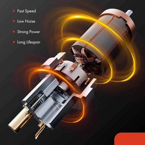 Electric Fuel Pump Module With Pressure Sensor Direct Replacement For Chevy Avalanche Suburban 1500 GMC Yukon XL 1500 And Cadillac Escalade ESV EXT 2002 2003 5.3L 6.0L Gas Engines, shown in detail highlighting fast speed, low noise, strong power, and long lifespan.