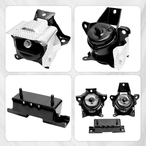 All In One Front Left And Right Engine Motor Mount And Transmission Mount Kit Three Piece Set For 2014 To 2018 Silverado Sierra 1500 V8 And 2015 To 2020 Escalade Suburban Tahoe Yukon XL 4WD Direct Fit OE Replacement 84175582 84175583 A2638