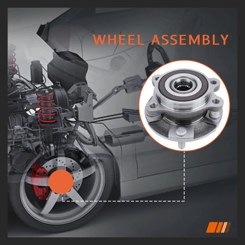 Front Wheel Hub And Bearing Assembly With ABS For Toyota RAV4 2006-2008 2.4L RAV4 2009-2011 2.5L Prius V 2012-2016