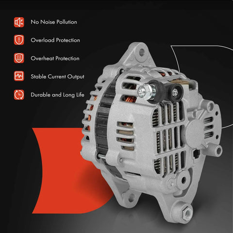 Alternator For Mazda RX 8 2004 2005 2006 2007 2008 12V 100A Clockwise Rotation With 5 Groove Pulley Replacement Part For Your Ride A003TG1291