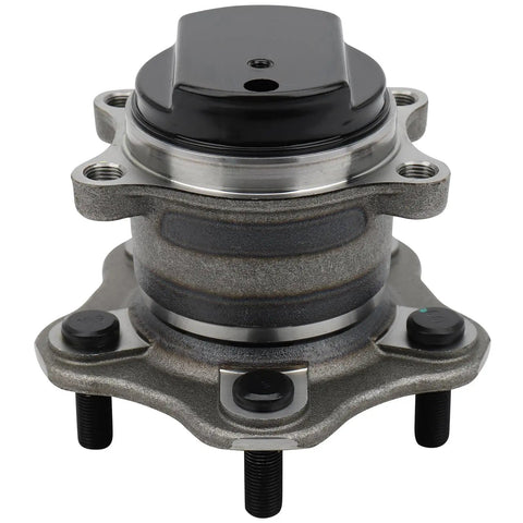 Front view of Pair Rear Wheel Hub And Bearing Assembly With ABS For Nissan Rogue 2008 To 2013 And Rogue Select 2014 To 2015 FWD