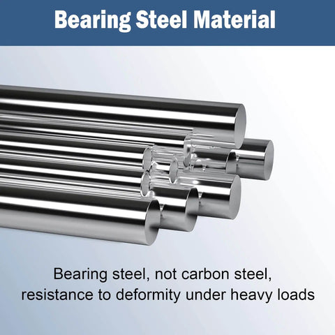Steel rods used in 36-Piece Ball Bearing Kit, Deep-Groove Steel Bearings 608ZZ 623ZZ 627ZZ 6000ZZ 6903ZZ 6203ZZ for heavy load applications