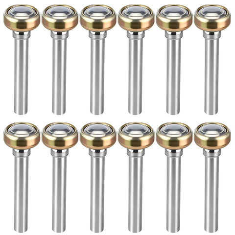 12 Pack One Point Eight Inch Garage Door Rollers With Four Point Seven Inch Stem Whisper Quiet Hassle Free Replaceable Nylon Wheel