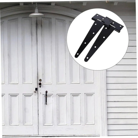 Heavy Duty Gate Hinge With Slotted Design For Wooden And Vinyl Gates Highly Durable Iron Construction Adjustable For Easy Installation