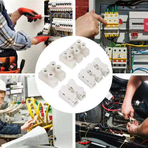 100 Piece Wire Connectors Kit With Plug And Play Quick Terminals For DIY Electronics And LED Strips in use in various settings