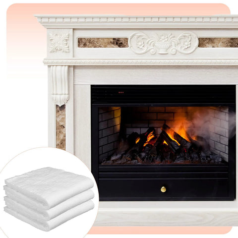 Amylove ceramic fiber insulation blankets, 3 pcs, white, 32 x 16 x 1/4 in for furnace, forge, kilns