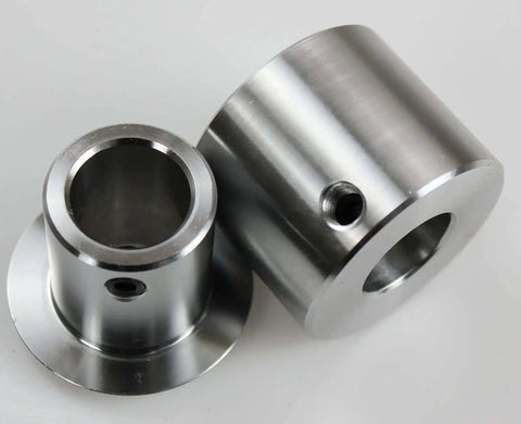 Bead Roller Tipping Dies For 7/8 Inch Or 22mm Shafts, Pro Grade Tool For Clean Edge Folds, two metal dies on white background