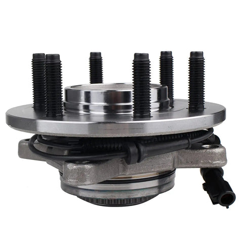 Side view of Front Wheel Hub Bearing Assembly 515046 for 2004 Ford F-150 Heritage and 2004-2005 F-150 4WD with ABS, 6 stud fitting.