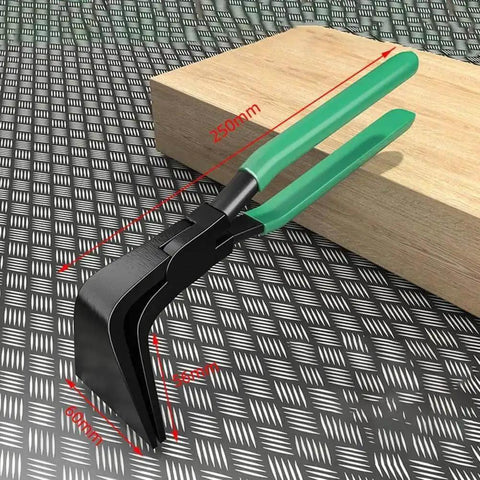 Pro Grade Metal Bending Pliers with 45 Degree Jaw for Precision Sheet Metal Bending in Tight Spaces, shown on textured surface