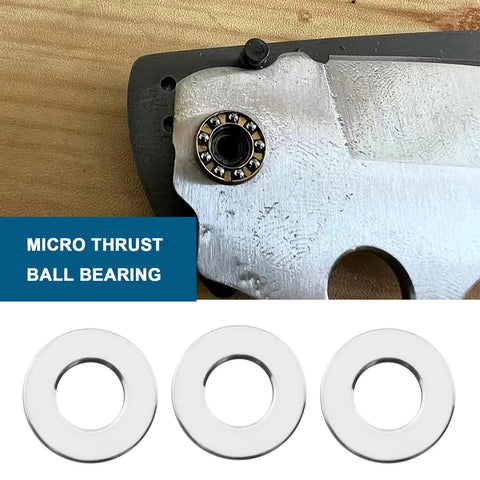 Thrust ball bearing set, eight pieces, chrome steel, 8mm × 16mm × 5mm, micro single-direction
